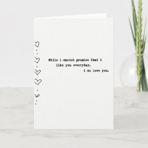 My Enduring Love Card