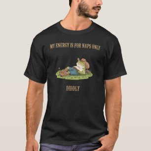 My Energy is for Naps Only Frog Cowboy Meme T-Shirt