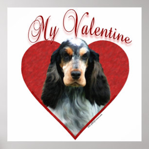 My English Cocker Spaniel Valentine Poster