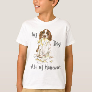 My English Springer Spaniel Ate My Homework T-Shirt
