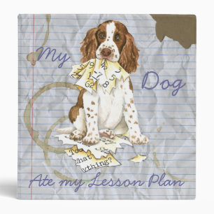 My English Springer Spaniel Ate My Lesson Plan Binder