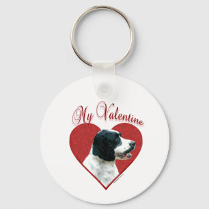 My English Springer Spaniel Valentine Keychain