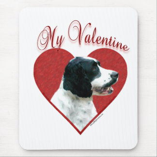 My English Springer Spaniel Valentine Mouse Pad
