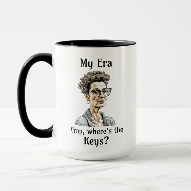 My Era | Crap, Where's the Keys? Mug (Left)