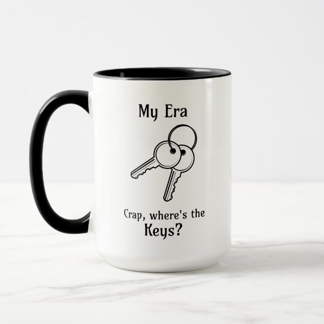 My Era | Crap, Where's the Keys? Mug (Left)