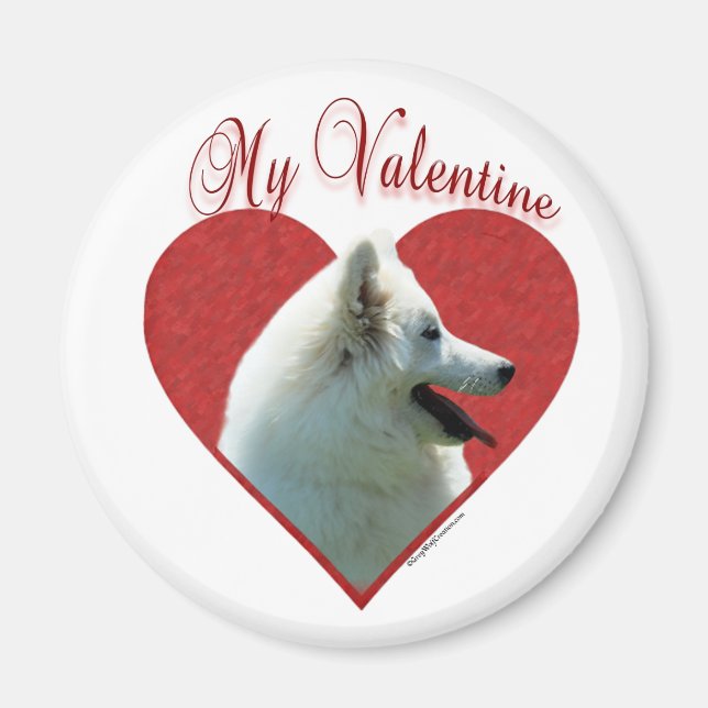 My Eskie Valentine Magnet (Front)