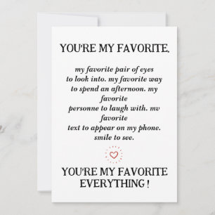  My Everything: A Heartfelt Card for All Occasions
