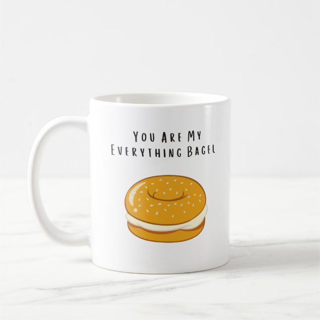 My Everything Bagel Coffee Mug (Left)
