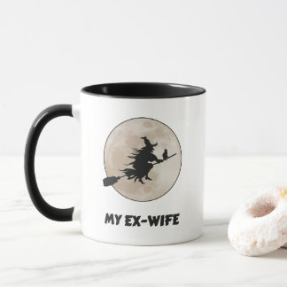 My ex-wife is a witch, bitter divorce mug