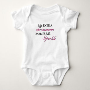 My Extra Chromosome Makes Me Sparkle Baby Bodysuit