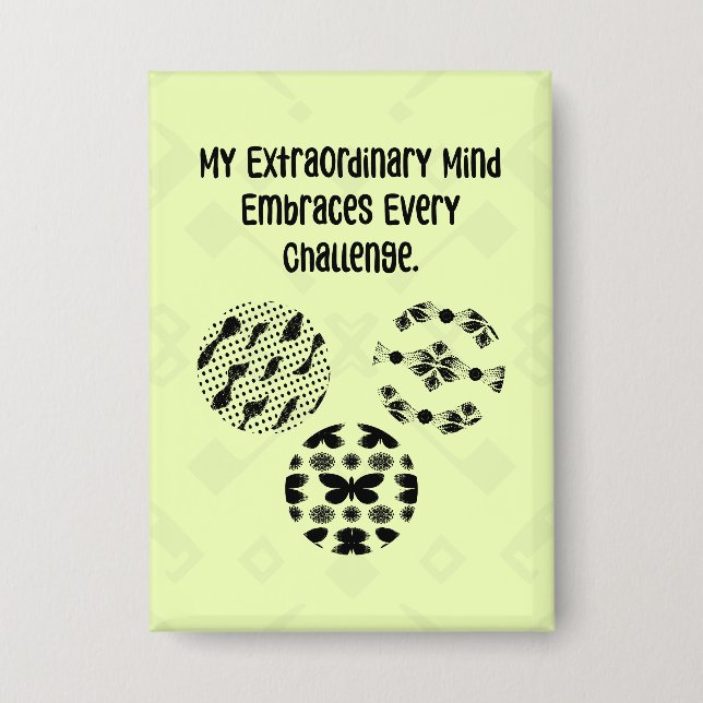 My Extraordinary Mind Embraces Every Challenge (Front)