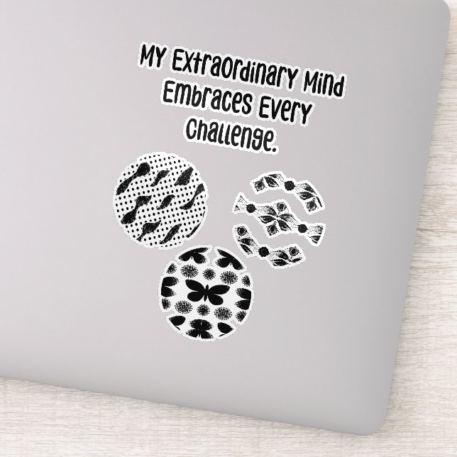 My Extraordinary Mind Embraces Every Challenge (Detail)