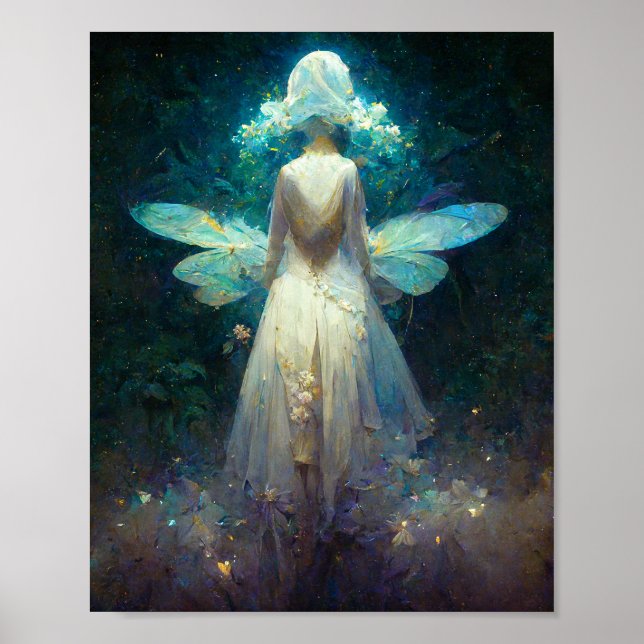 My Fairy Wings Fantasy Art Poster (Front)