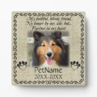 My Faithful Friend Pet Sympathy Custom Burlap