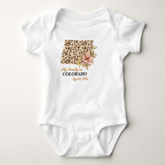 My Family in Colorado Loves Me Baby Bodysuit