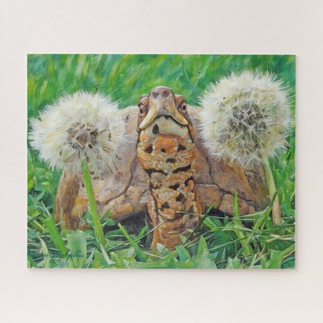 My Fancy Friends Box Turtle Jigsaw Puzzle (Horizontal)
