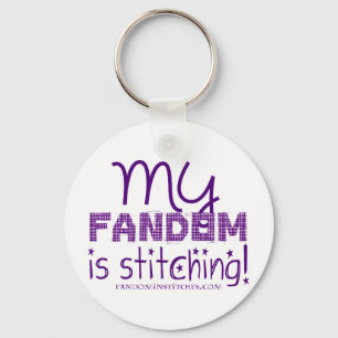 My Fandom Is Stitching! Keychain