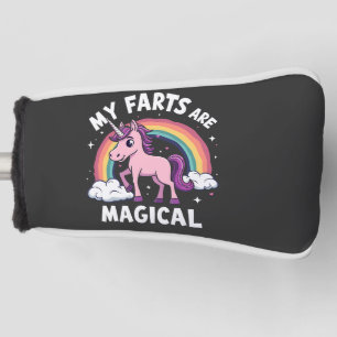 My Farts Are Magical Funny Unicorn Rainbow  Golf Head Cover