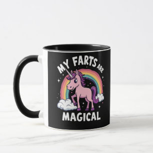 My Farts Are Magical Funny Unicorn Rainbow Mug