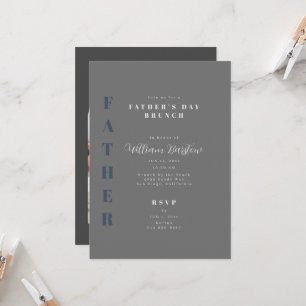 My Father, My Superhero Father's Day Brunch Invitation