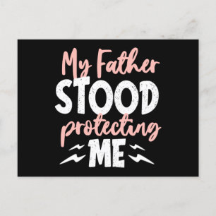 My Father Stood Protecting Me Postcard