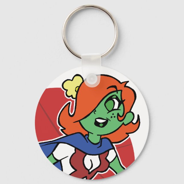 My Fave Martian Keychain (Front)
