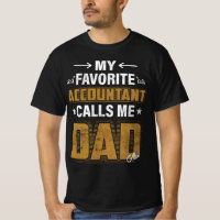 My Favorite Accountant Shirt with customized name