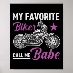 My Favorite Biker Call Me Bybe Poster