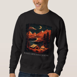 My Favorite Camping Buddies Call Me Papa retro hik Sweatshirt