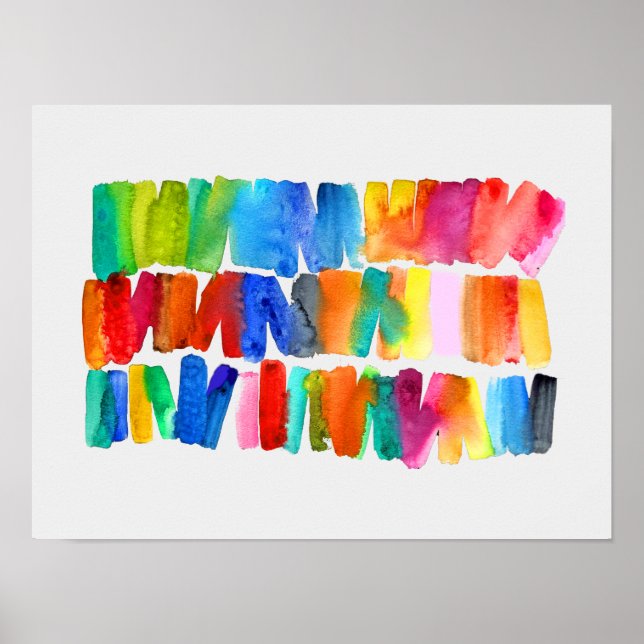 My favorite color is you rainbow art poster (Front)
