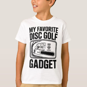 My Favorite Disc Golf Gadget Chainsaw Joke Disc Go T-Shirt