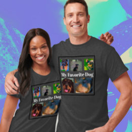My Favorite Dogs Modèle 5 photo T-shirt