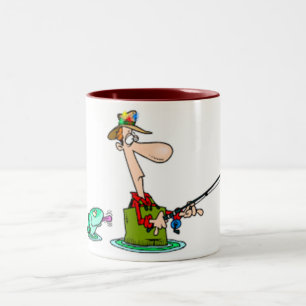**MY FAVORITE FISHERMAN'S" Two-Tone COFFEE MUG