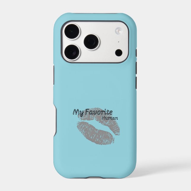 My Favorite Human iPhone 17 Case – Romantic Lips A (Verso)