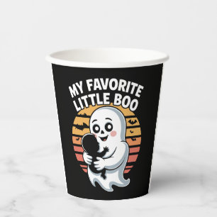 My Favorite Little Boo Halloween T-shirt Paper Cups