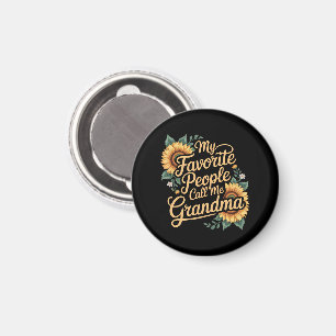 My Favorite People Call Me Grandma Mother's Day Magnet