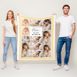 My Favorite People Call Me Mom Personalized Photo Fleece Blanket
