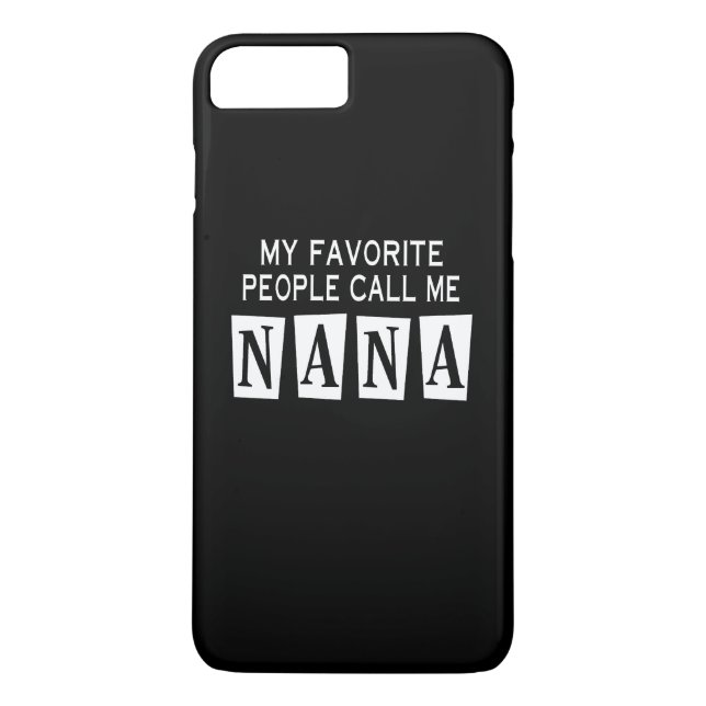 MY FAVORITE PEOPLE CALL ME NANA Case-Mate iPhone CASE (Back)