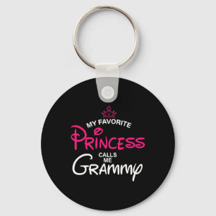 My Favorite Princess Calls Me Grammy Daughter Fath Keychain