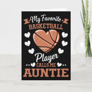 My Favorite Sketll Player Calls Me Auntie Card