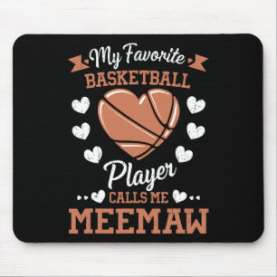 My Favorite Sketll Player Calls Me Meemaw Mouse Pad
