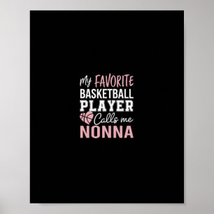 My Favorite Sketll Player Calls Me Nonna Poster