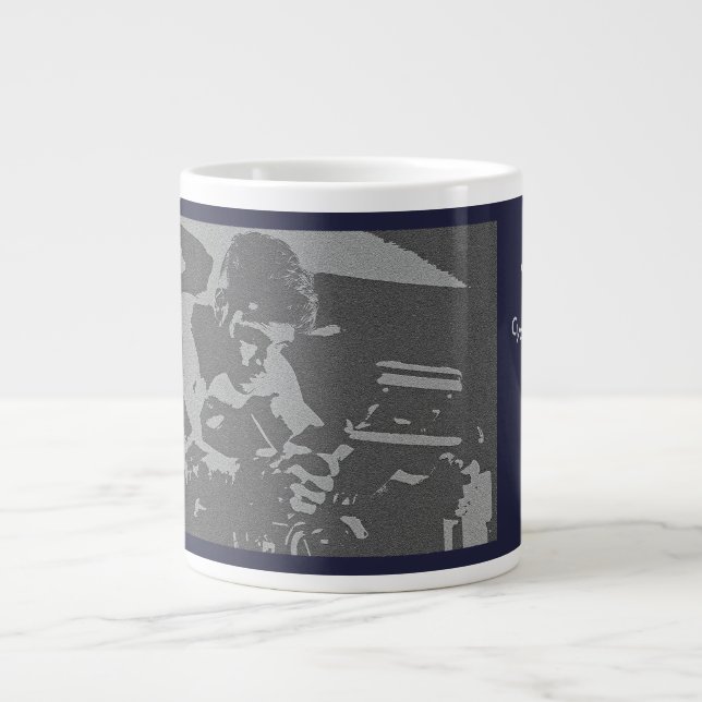 My Favorite Spinning Coach Large Coffee Mug (Front)