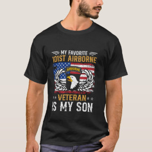 My Favourite 101st Airborne Veteran Is My Son Para T-Shirt