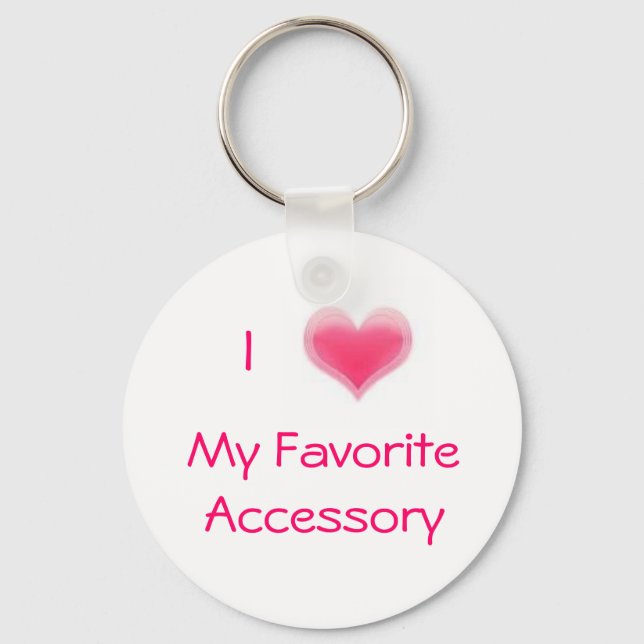 My Favourite Accessory Keychain (Front)
