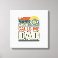 My Favourite Archer Calls Me Dad Vintage Design_1