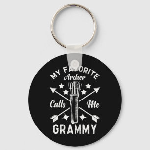 My Favourite Archer Calls Me Grammy Bow Hunting Ar Keychain