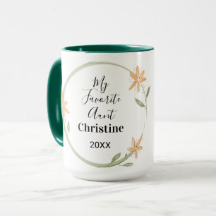 My Favourite Aunt 1 Photo Custom Mug
