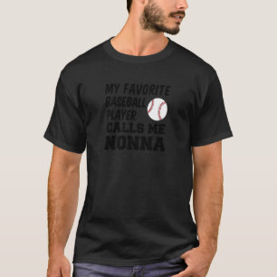 My Favourite Baseball Player Calls Me Nonna Italia T-Shirt