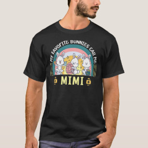 My Favourite Bunnies Call Me Mimi Matching Family T-Shirt